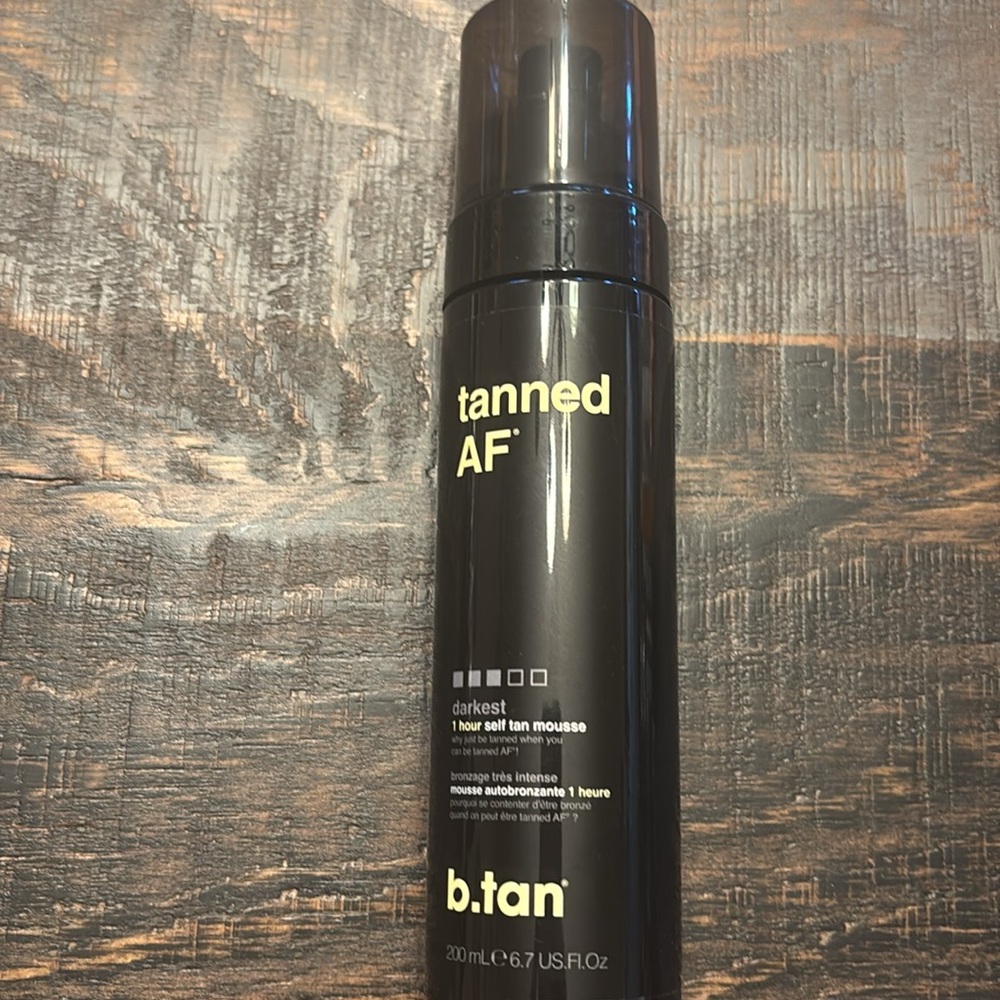 b.tan | tanned AF 200mL Bottle | Tanning Mousse Travel Darkest Color Self Tan 2 - Picture 12 of 13